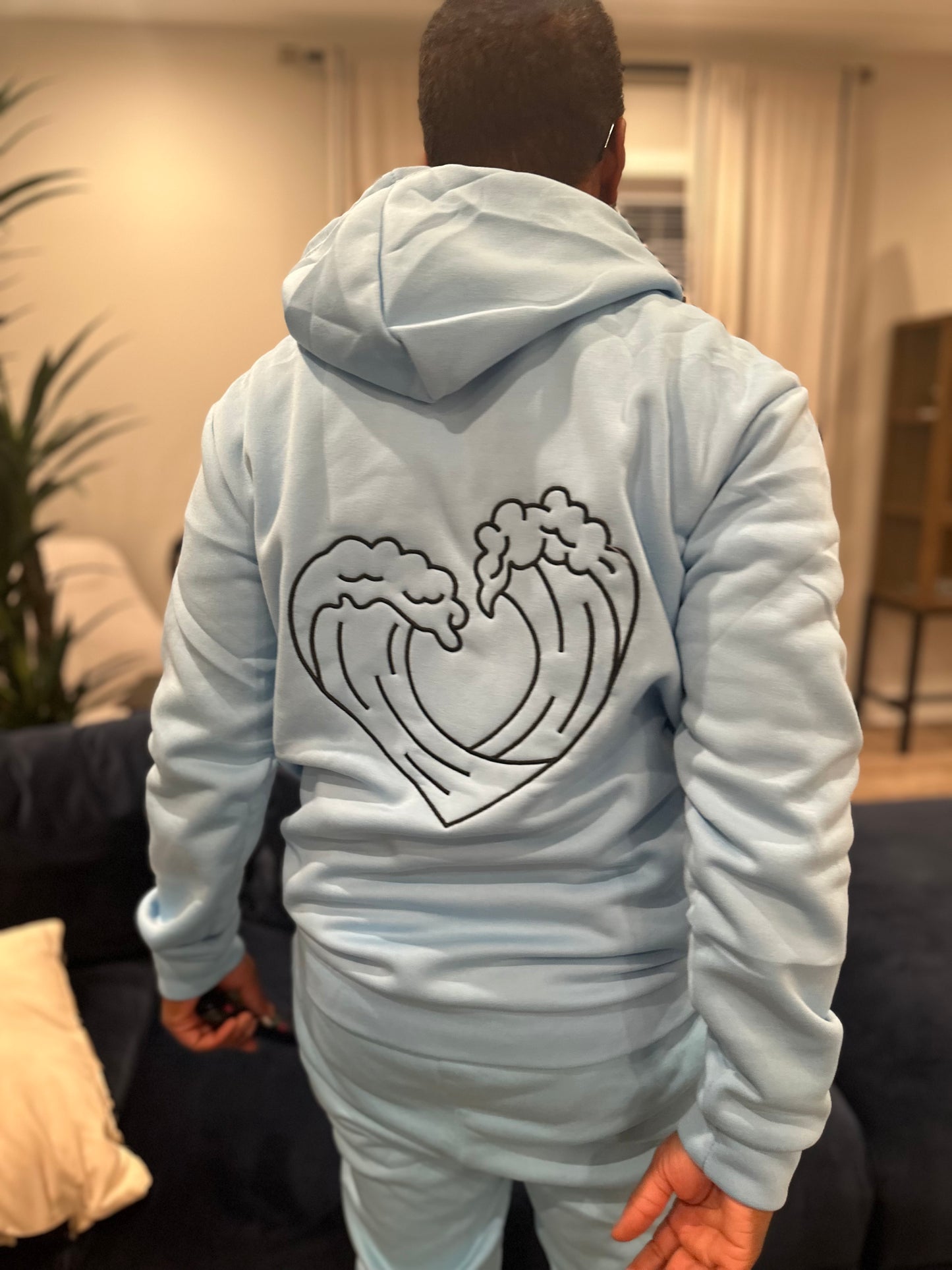 Hypewave (Baby Blue) Sweat outfit