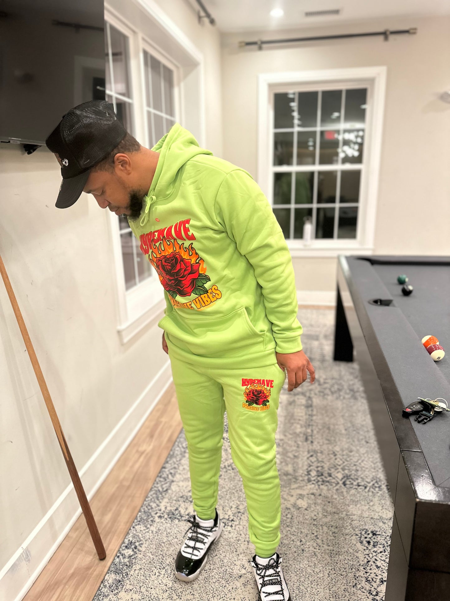Hypewave (Baby Blue) Sweat outfit