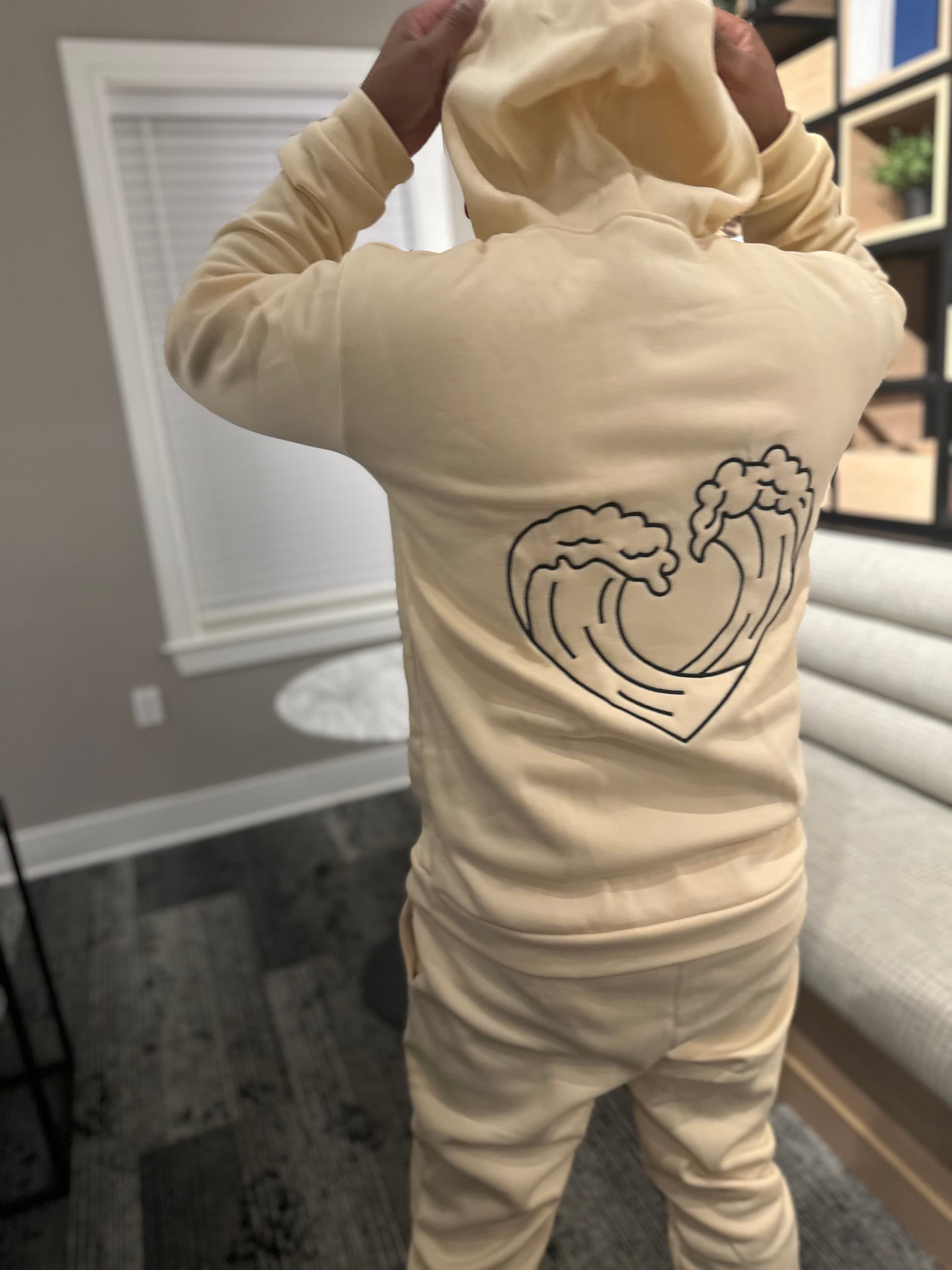 Hypewave (Baby Blue) Sweat outfit