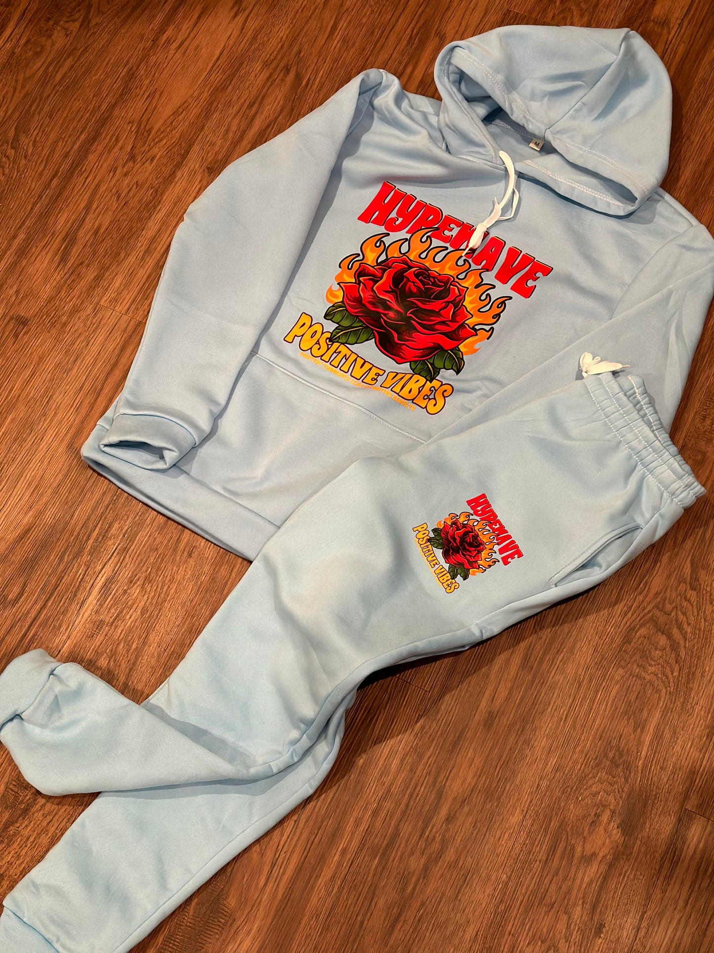 Hypewave (Baby Blue) Sweat outfit