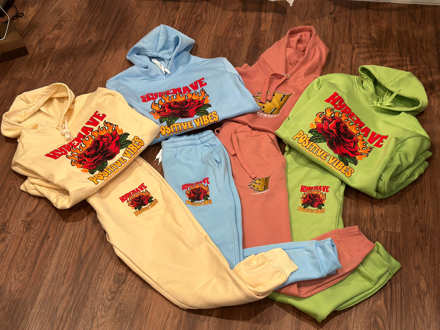 Hypewave (Baby Blue) Sweat outfit