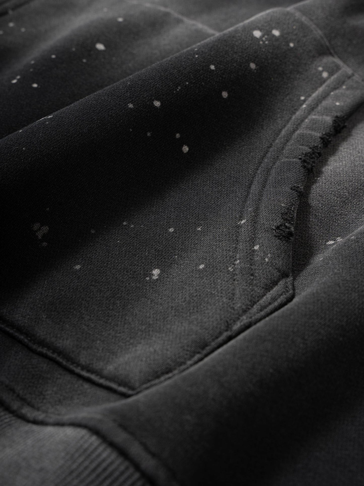 Jimmy Hendrix Vintage Wash Frayed Fleece Hoodie