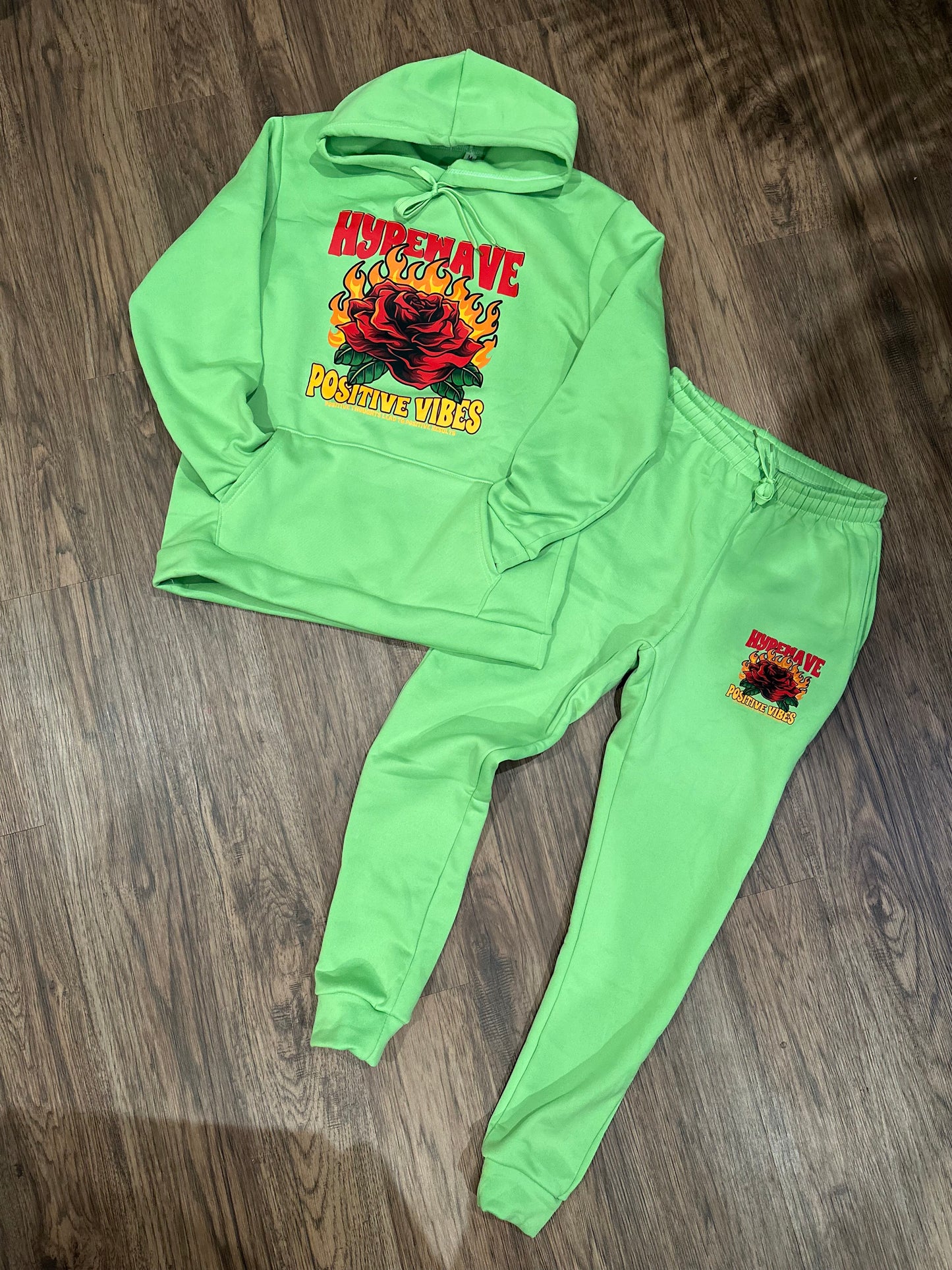 Hypewave (Baby Blue) Sweat outfit