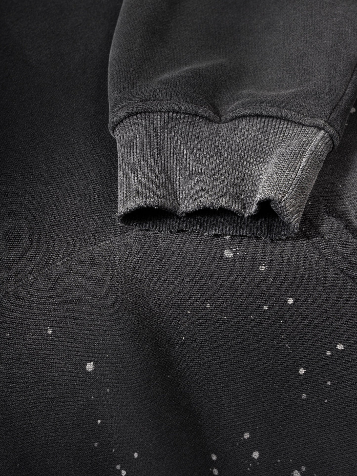 Jimmy Hendrix Vintage Wash Frayed Fleece Hoodie