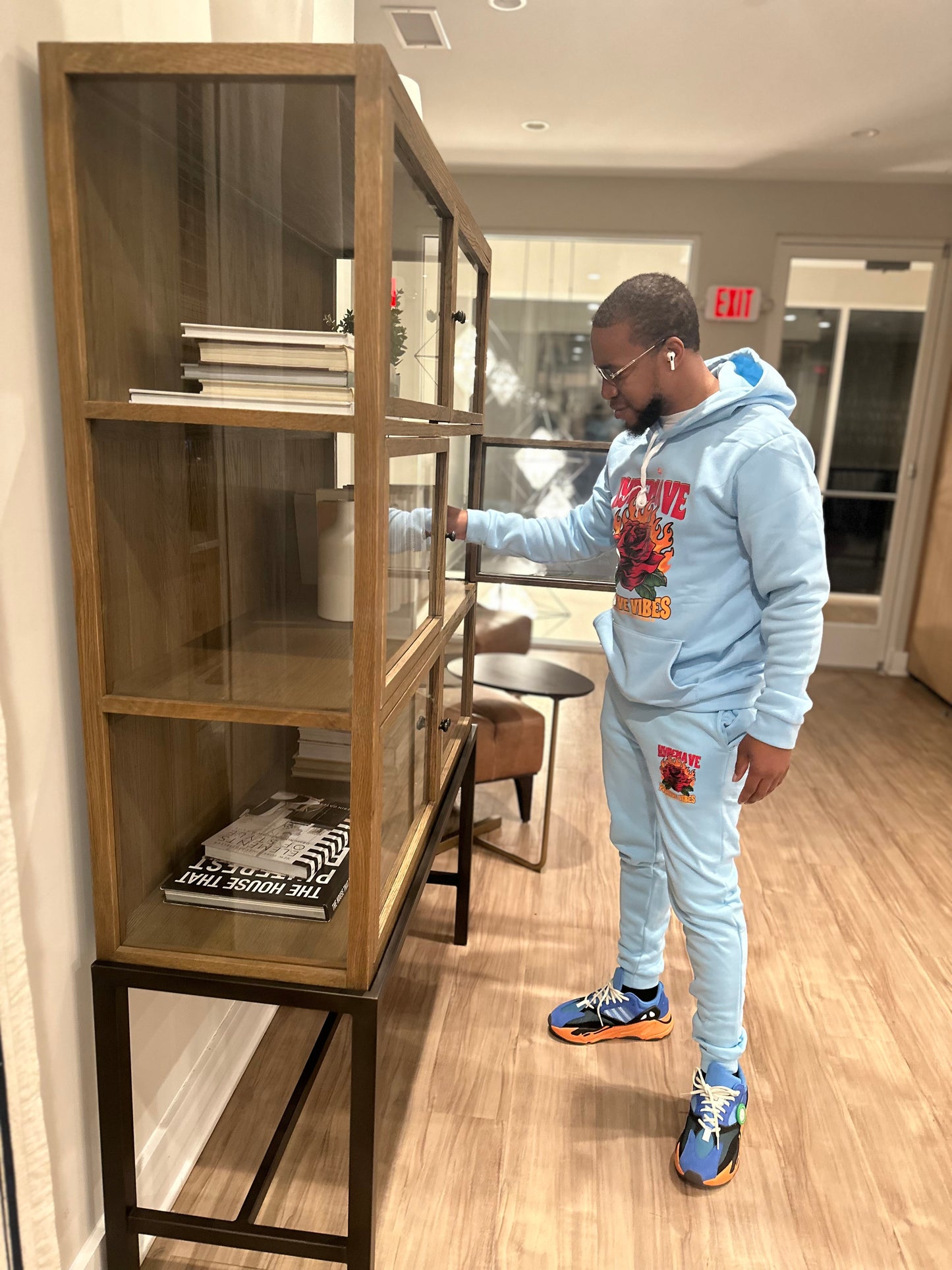 Hypewave (Baby Blue) Sweat outfit