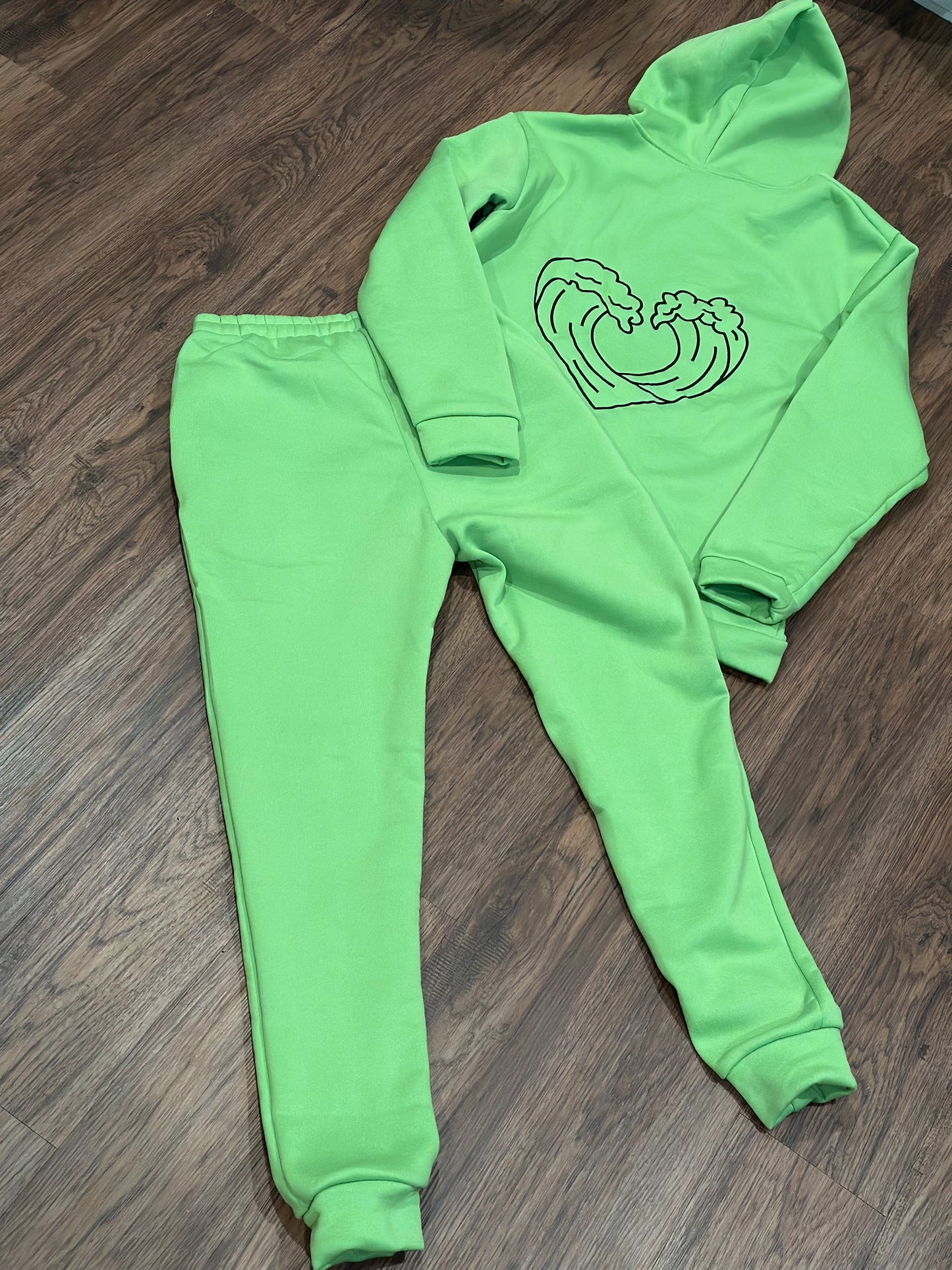 Hypewave (Baby Blue) Sweat outfit