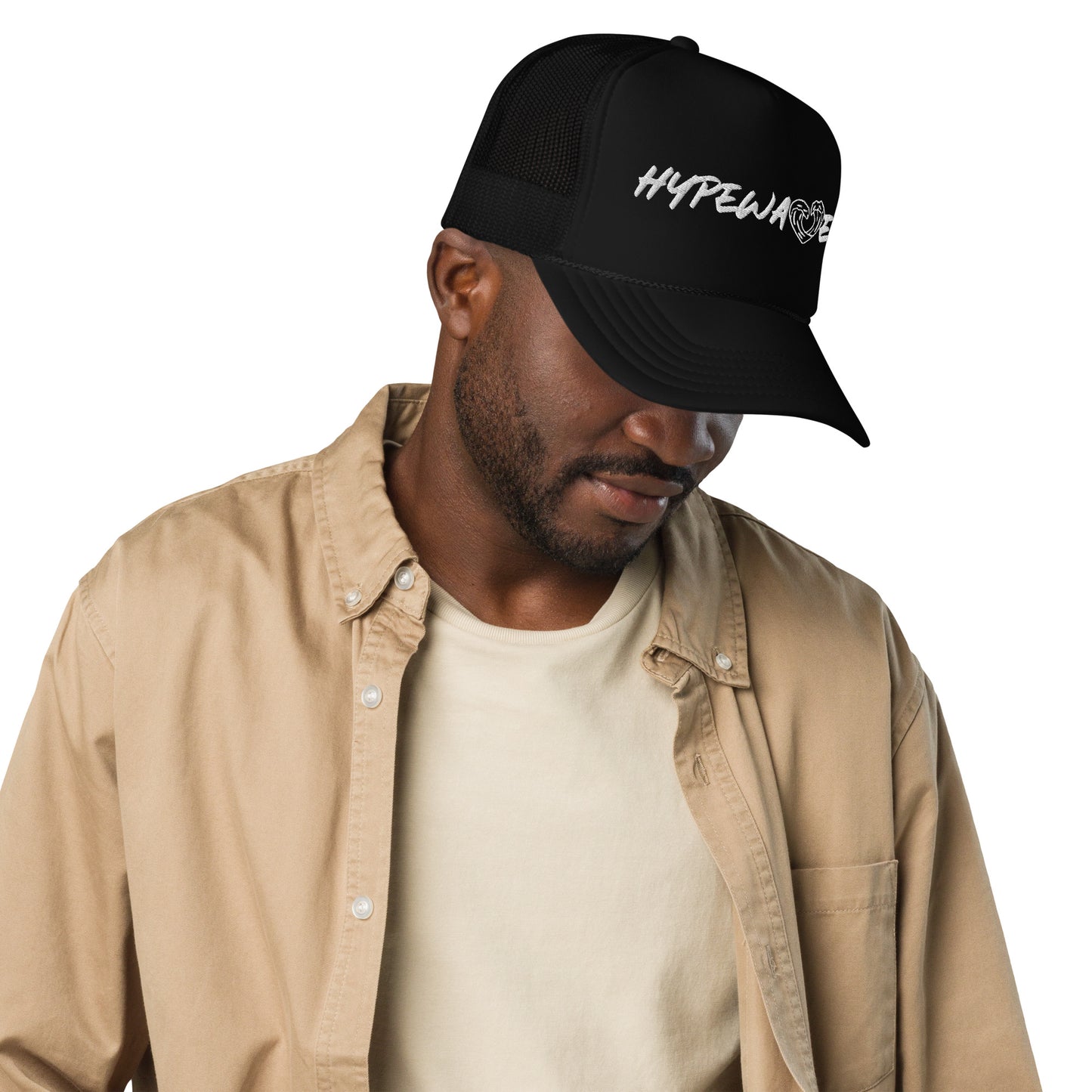 Hypewave Foam Hat In Black