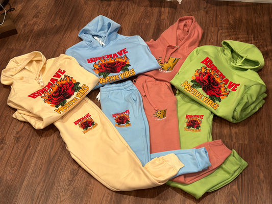 Hypewave (Baby Blue) Sweat outfit